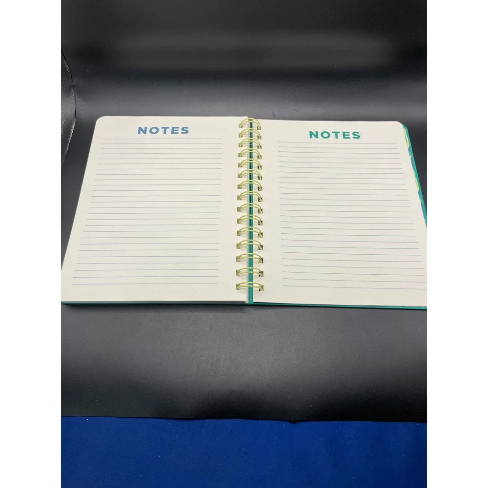 Tabitha Brown Target You & Me Business Shared Journal Teal Gold Spiral 88 Sheets